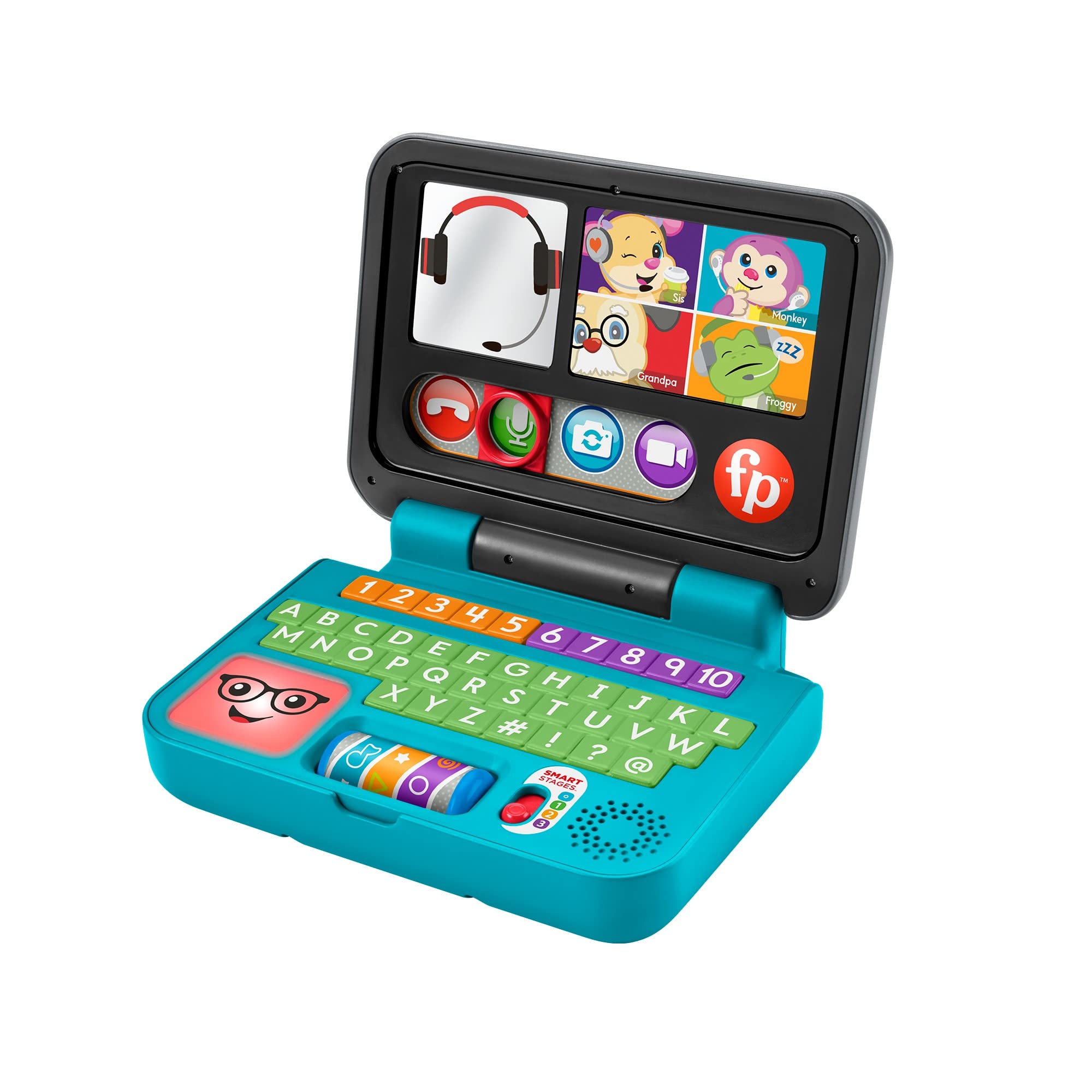 Fisher-Price Let's Connect Laptop, Version: French, HGW99, Multicolor, Französisch
