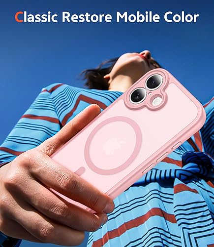 Miniatura 20 de Fntcase Funda para iPhone 15 Plus y 14 Plus de 6.7 pulgadas, magnética, a prueba de golpes de grado militar, antiamarilleo, delgada, protectora