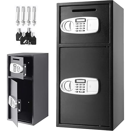 Amazon.com: VEVOR Large Double Door Security Safe Box Steel Safe Box