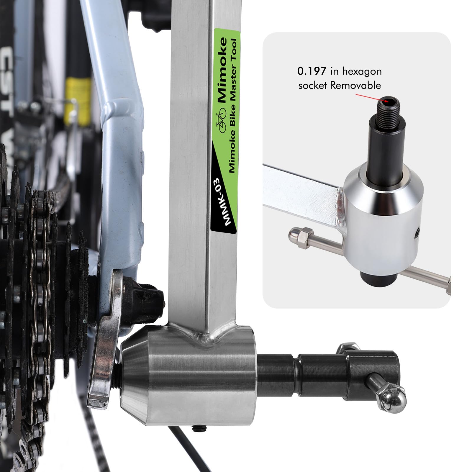 Mimoke Schaltauge Ausrichtungslehre Werkzeug Edelstahl Fahrrad Rad Reparatur Wartung Werkzeug