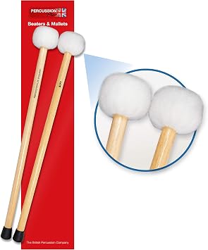 Percussion Plus PP074 Timpani Mallets - Soft, white, beige