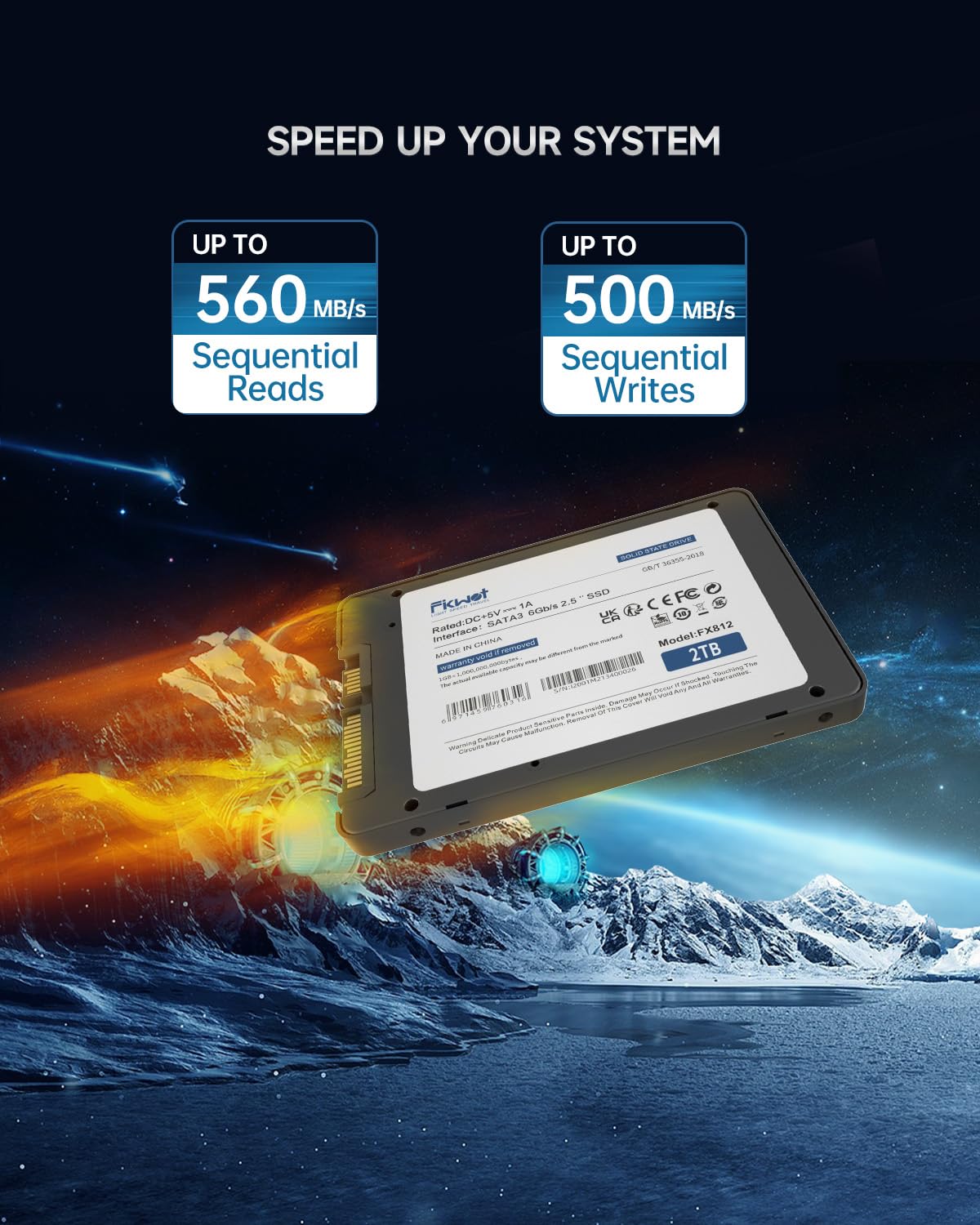 Amazon | Fikwot FX812 SSD 2TB ≪TLC耐久設計≫2.5インチ SATA