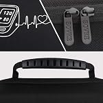 BOVKE Carrying Case Travel Bag Replacement for Omron 10 Series BP7450CAN BP7455CAN BP5450 BP5350 Platinum Blood Pressure Monitor Premium Upper Arm Cuff Digital Bluetooth Blood Pressure Machine, Black