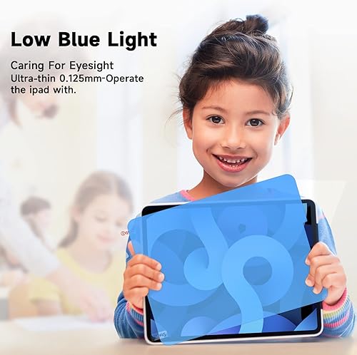 Miniatura 9 de Paquete de 2 protectores de pantalla de papel antiluz azul compatible con iPad Pro 12.9 2022/2021/2020 (6ª/5ª/4ª generación), protector de pantalla