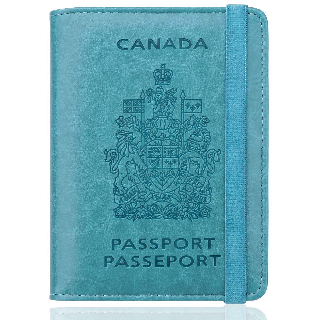 WALNEW RFID Blocking Passport Holder Wallet Cover Case