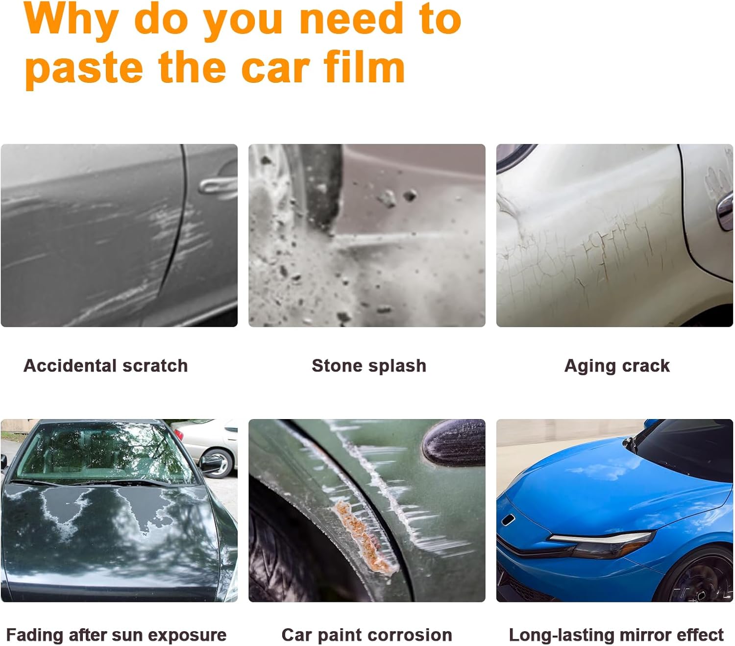 for 2026-2027 Honda Prelude Clear Protective Film, Precut TPU Paint Protection Film (PPF), Anti-Scratch Self-Healing Transparent Wrap Kit (Full Set)
