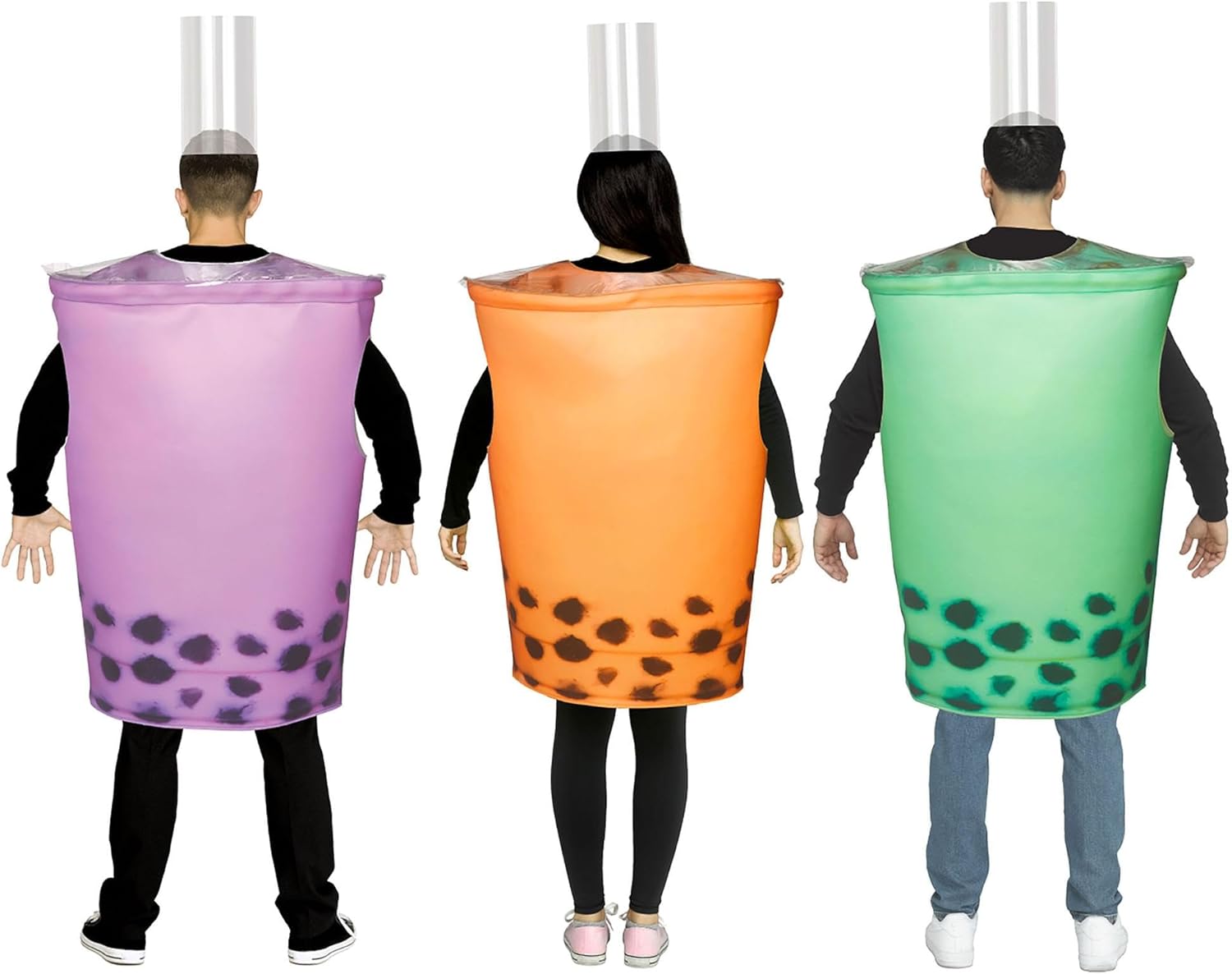 Fun World Adults Purple Bubble Tea Tunic Costume - One Size