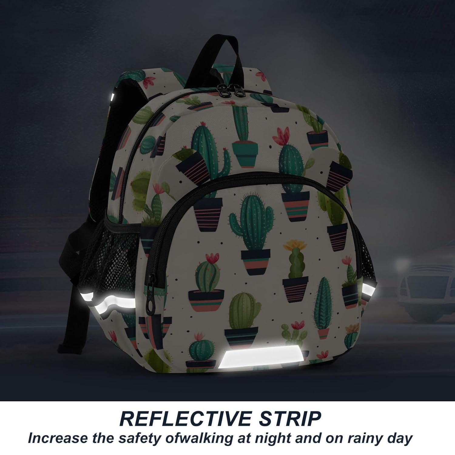 Cactus Planter Toddler Harness Backpack for Boys Girls 3-6 Years Kids Backpack with Anti Lost Safety Leash Baby Harness Bookbag for Travel Preschool Walking