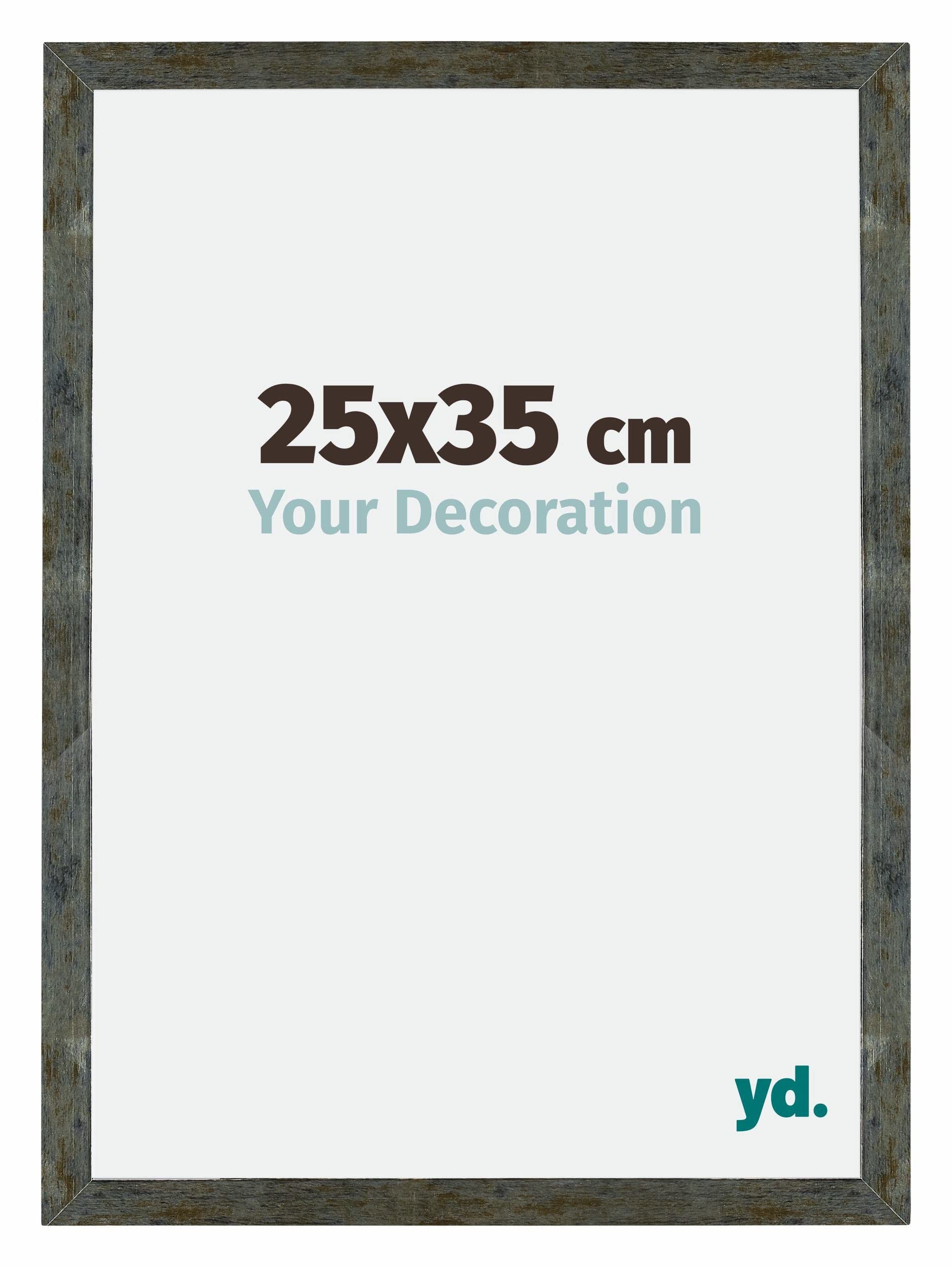 Your Decoration - Puzzle frame 25x35 - Blue Gold Melange - Puzzle frame 500-1000 Pieces - MDF Photoframe - Mura