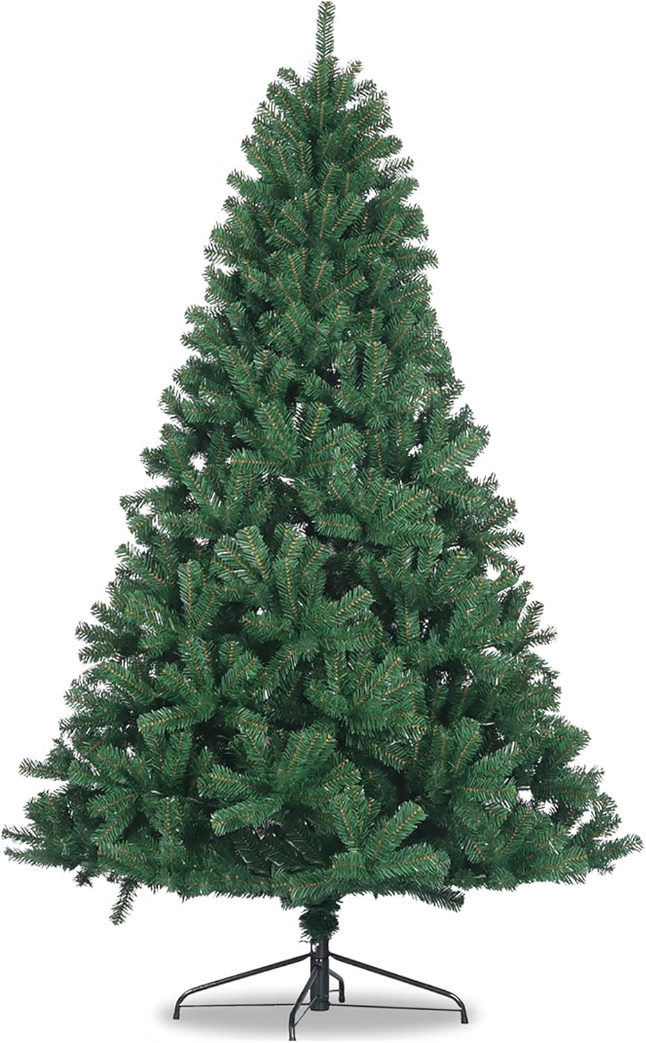 6FT Unlit Artificial Christmas Tree,Green Spruce Xmas Tree