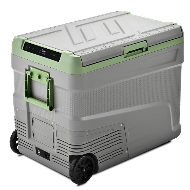 EUHOMY 12 Volt Refrigerator 58QT Electric Cooler Usable Battery Car Refrigerator 0 68 12V Fridge 12 24V DC