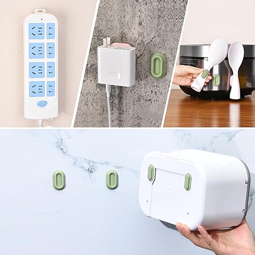 Miniatura 5 de Soporte Magnético para Control Remoto de Montaje en Pared - 4 Piezas Organizador Autoadhesivo Sin Taladro para Aire Acondicionado y Controles Multi