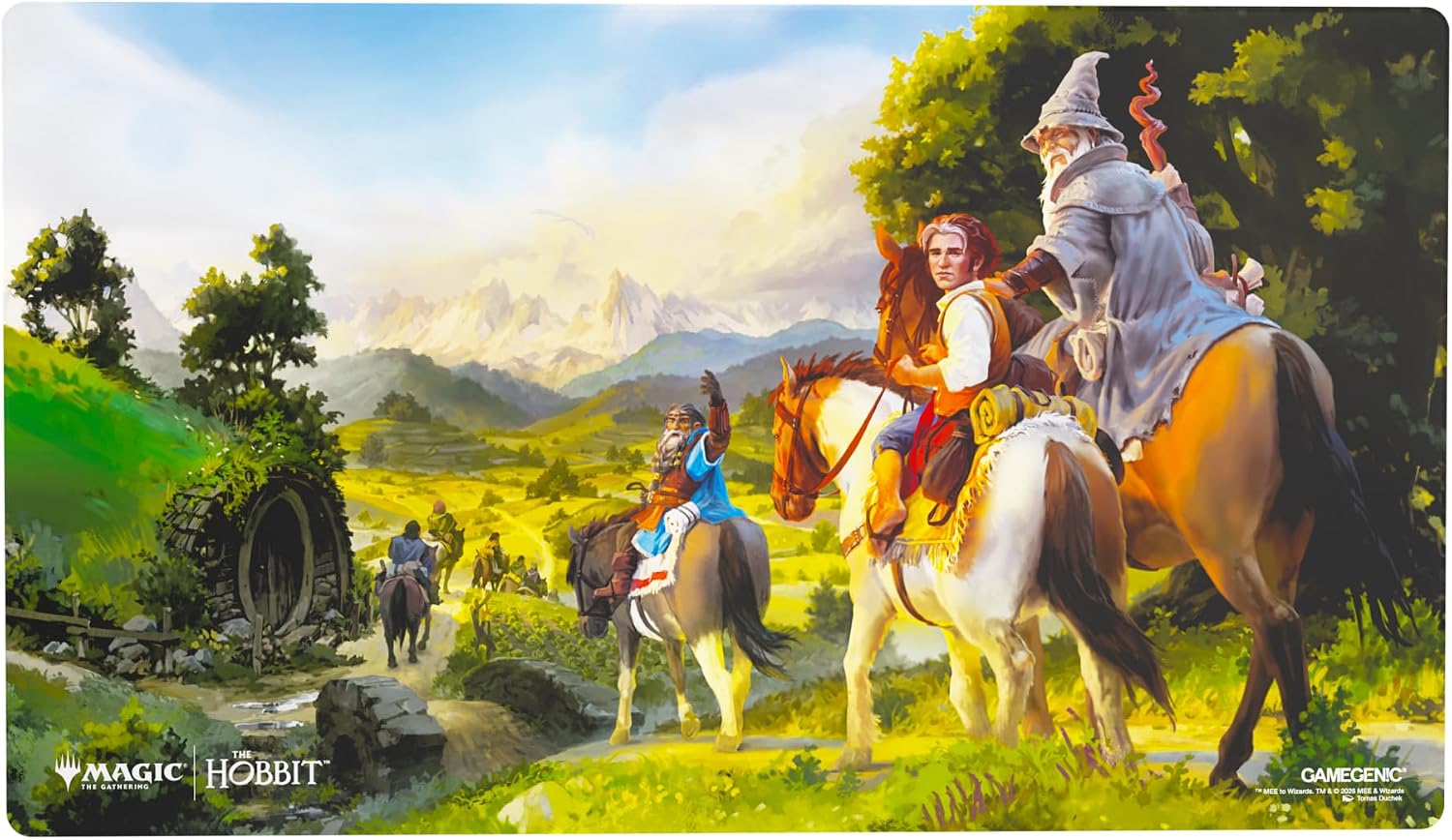 Magic: The Gathering The Hobbit Prime Playmat - Leaving Hobbiton