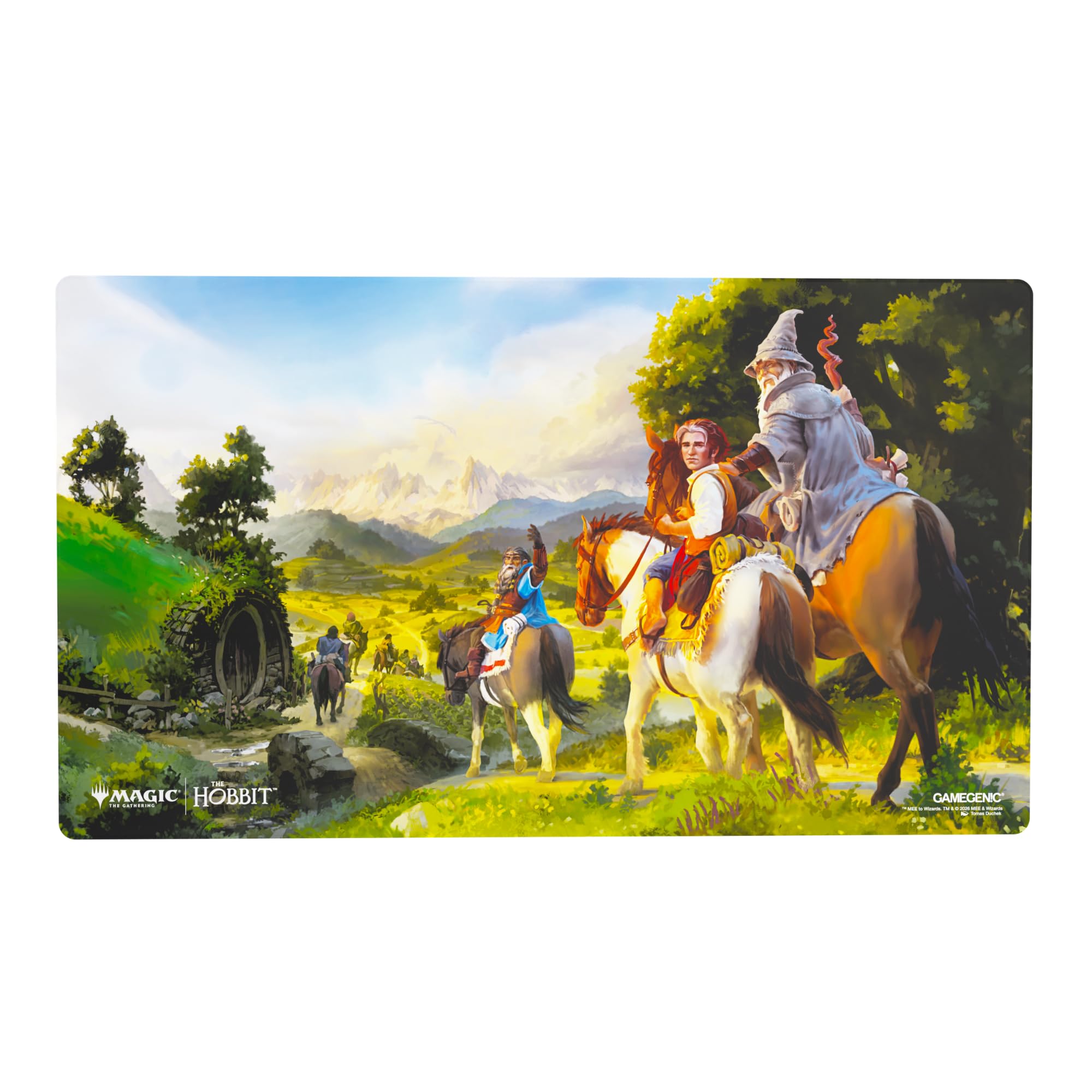 Gamegenic | MTG The Hobbit Prime Playmat - Leaving Hobbiton | TCG Accessory
