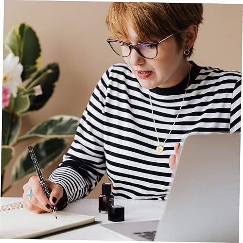 Miniatura 4 de Violín negro, 36 piezas de notas musicales de gato blanco y negro para borradores de música a granel para suministros de oficina a granel, Navidad y