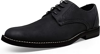 Jousen Men's Dress Shoes Classic Mens Oxfords Formal Business Shoes Modern Derby Oxford