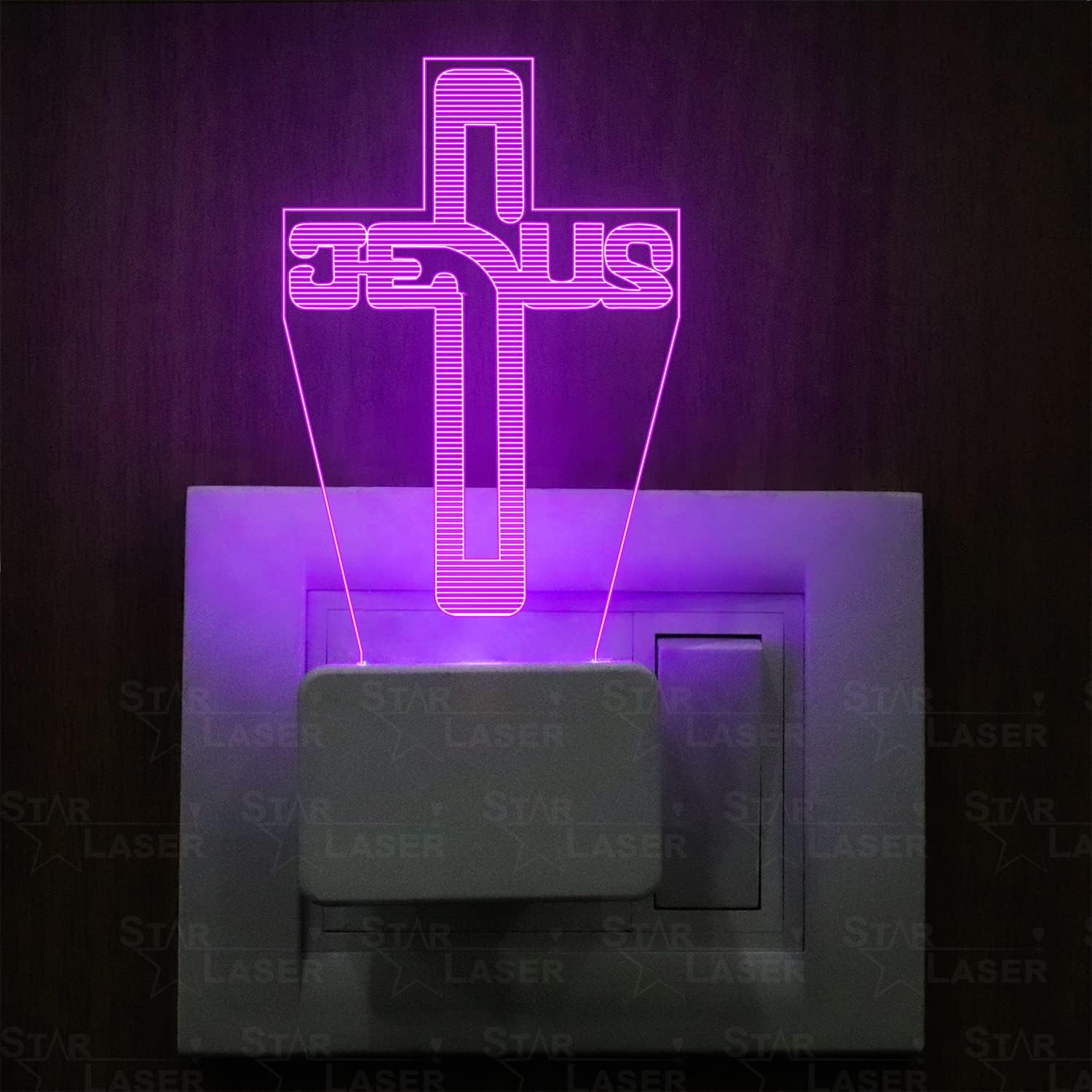 See full amazon price history chart for StarLaser 3D Illusion God LED Night Light with 7 Color Changing Plug Lamp (Jesus Cross) StarLaser 3D Illusion God LED Night Light with 7 Color Changing Plug Lamp (Jesus Cross) (B0CGNT9KJD) Amazon Price History, Amazon Price Tracker