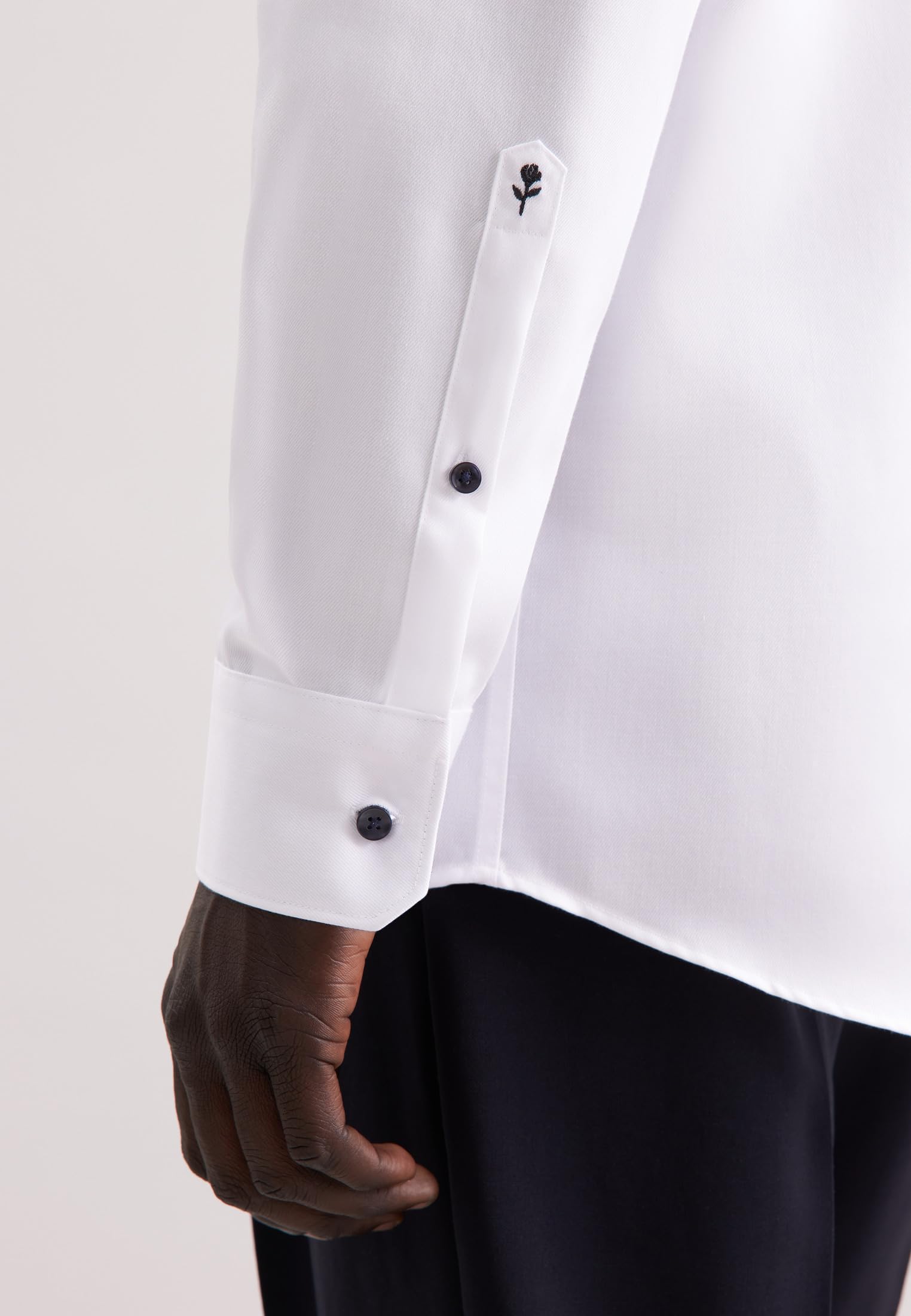 Seidensticker Shaped Fit Langarm Business-Hemd Camicia Uomo