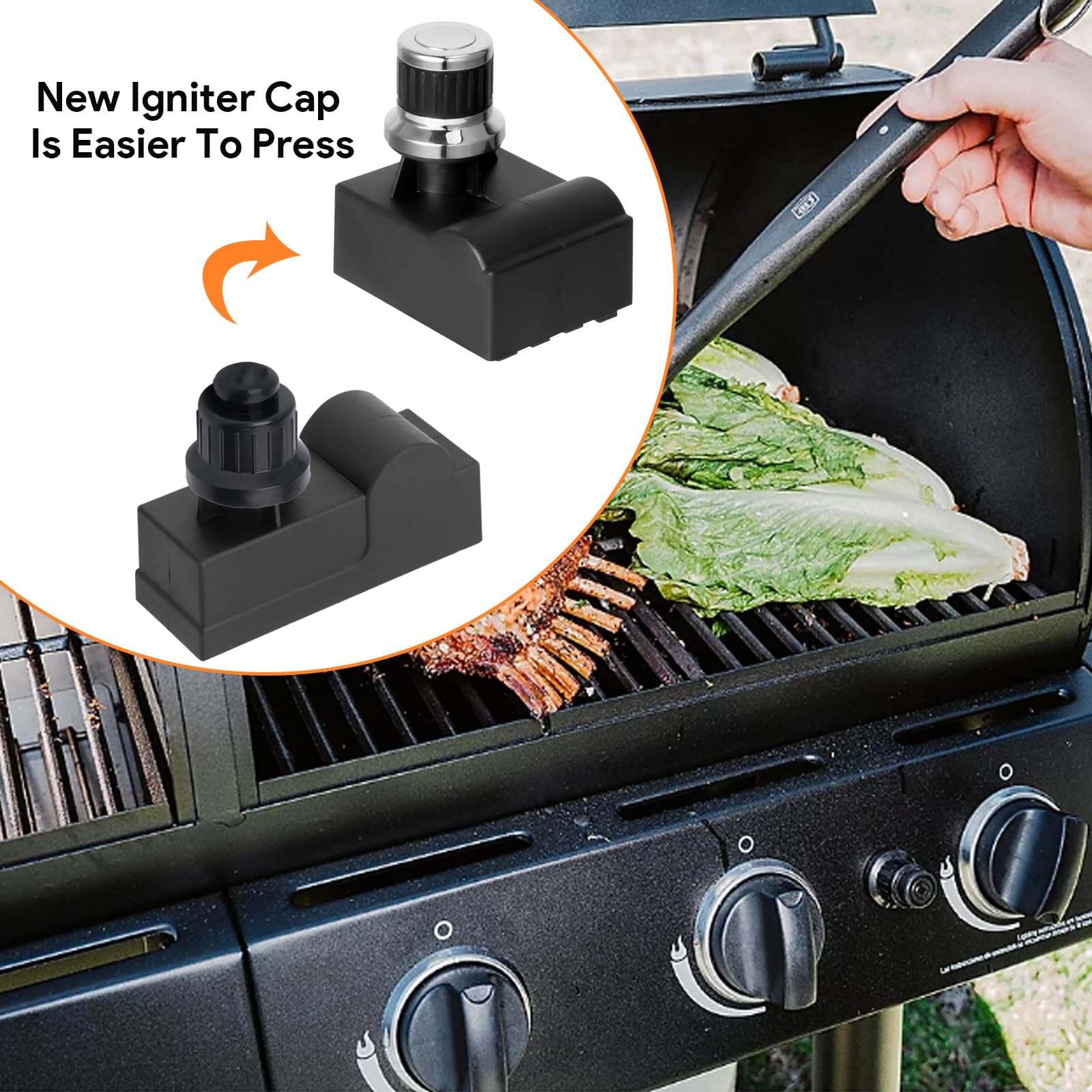 Parti della griglia per Oklahoma Joes Longhorn Combo 3-Burner Charcoal Gas Smoker Grill 15202029 12201767 14201767 18202083 16202046, per Oklahoma Joes Grill Smoker Parts, per Oklahoma Joe Parti di