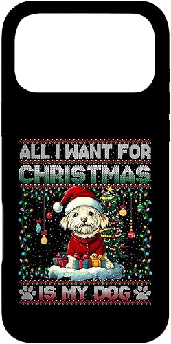 Miniatura 21 de Maltese Christmas Tree Lights Decorations Dog Lover Xmas Case for iPhone 11