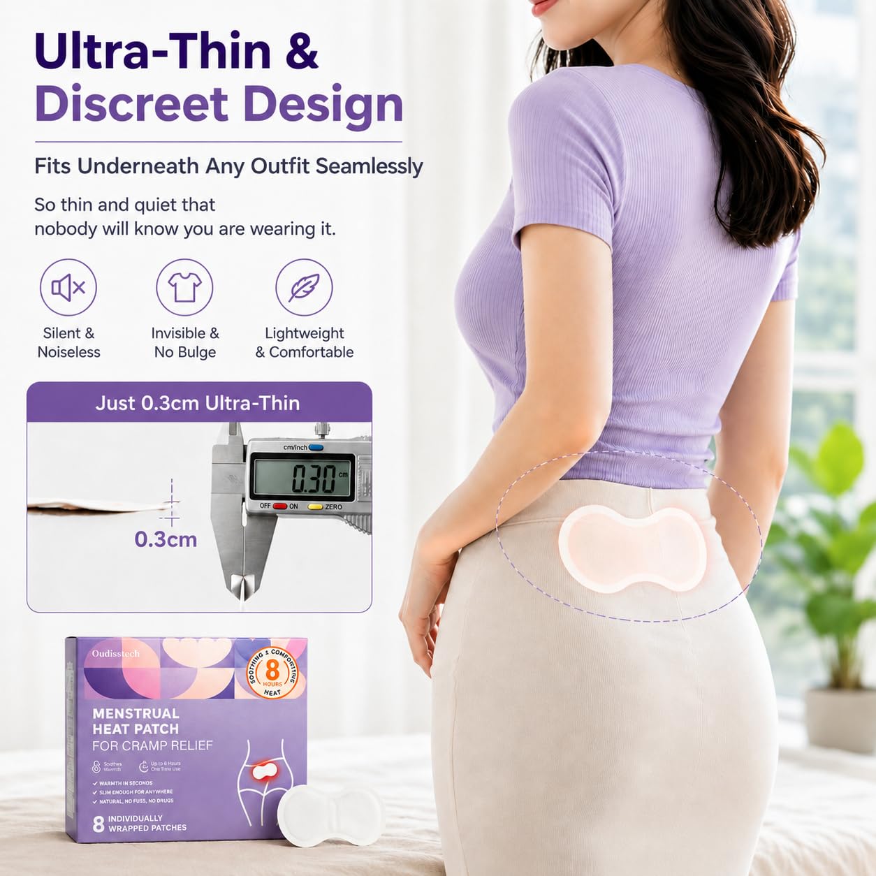 Menstrual Heat Patches 8 Count – Air Activated Self Warming Pads, Drug Free — Amazon image 7