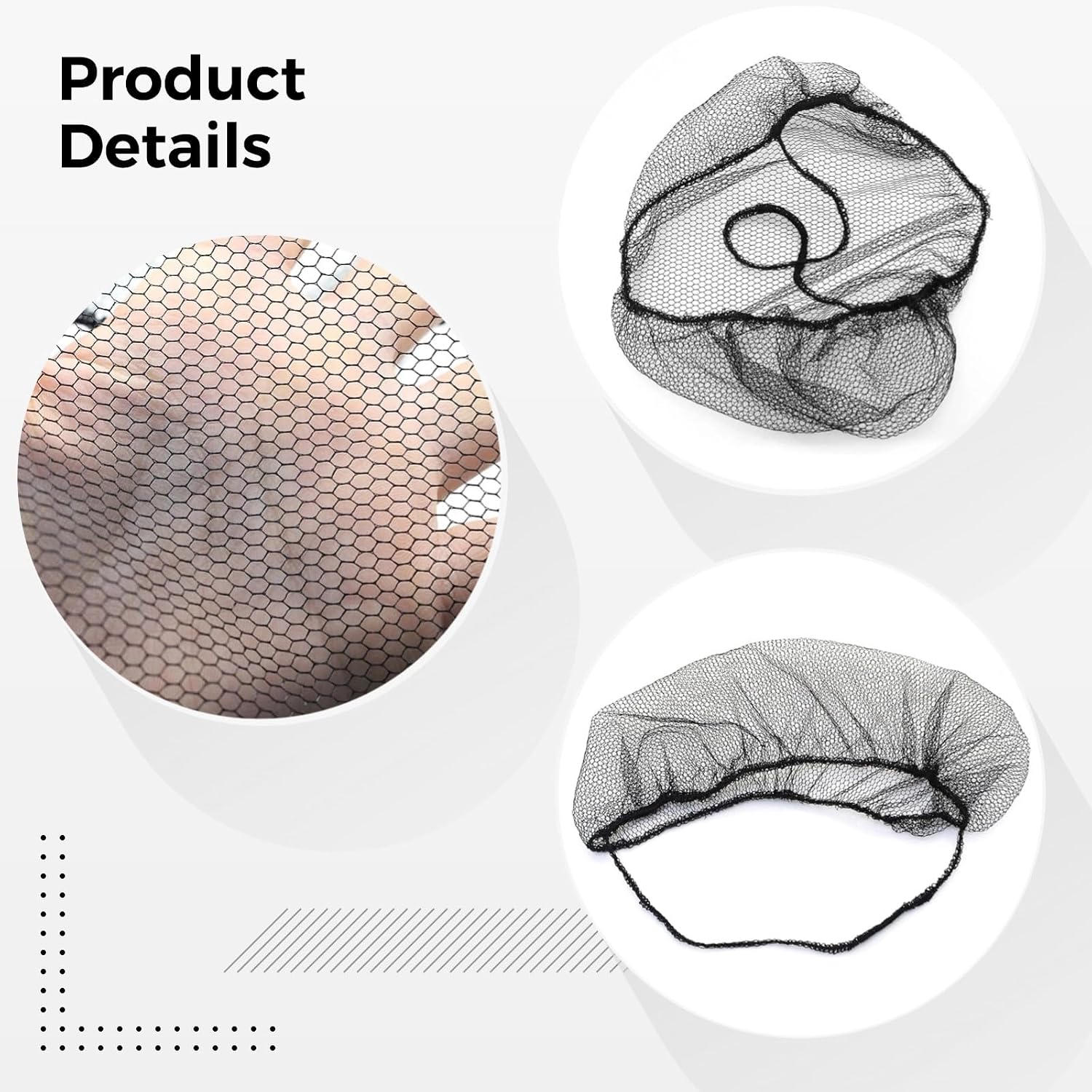Generic 300 Pcs Disposable Beard Nets, Elastic Band Comfort, Breathable Beard Covers for Men, Food Service Mesh Beard Guards