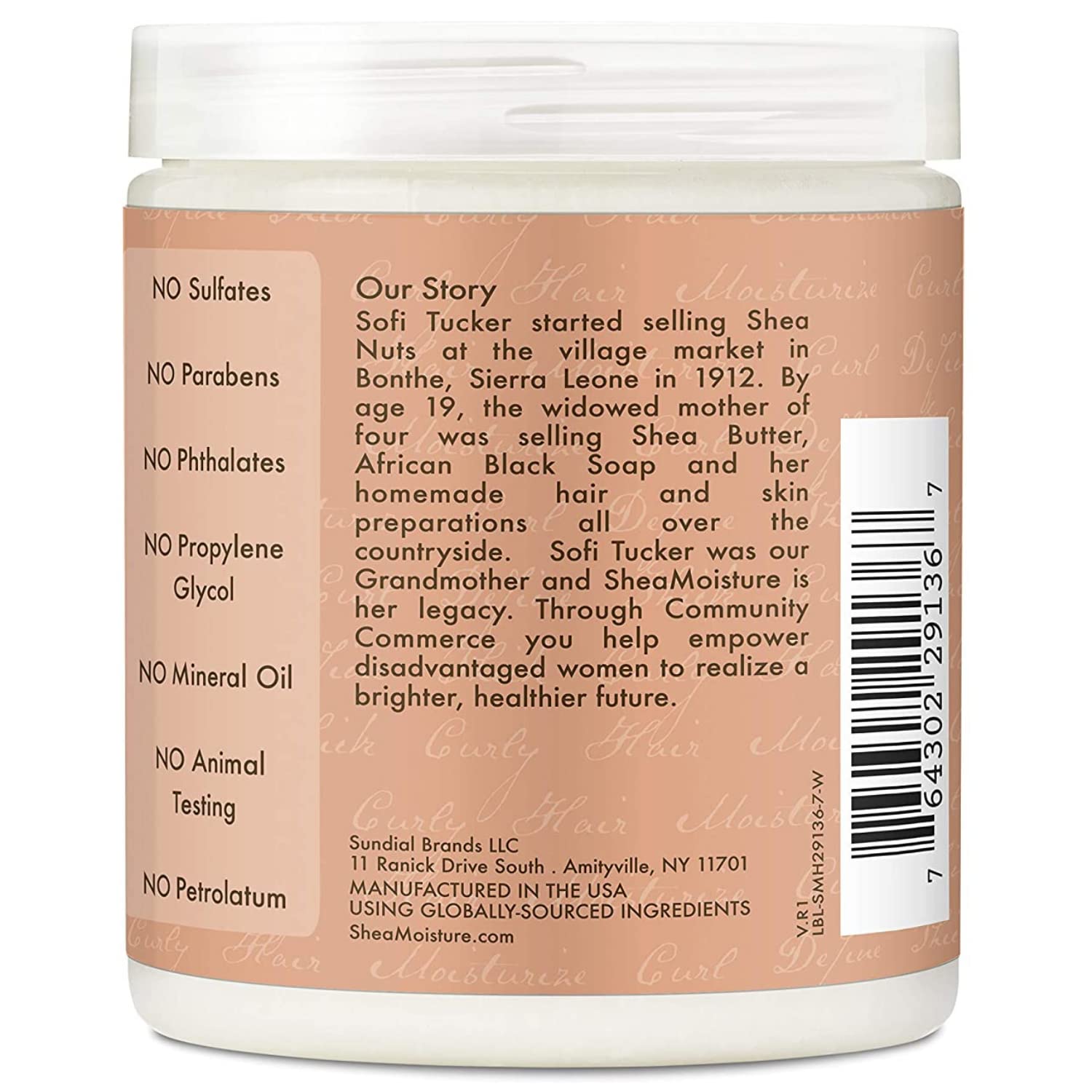 SheaMoisture Curl Enhancing Smoothie for Thick, Curly Hair - Coconut & Hibiscus, Silk Protein & Neem Oil, Sulfate-Free, Paraben-Free, Pack of 2-20 Oz Ea