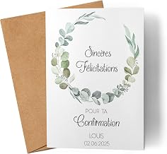Kiddle-Design Confirmation Card Boy Girl Personalised Confirmation Card Money Gift Greeting Card Proverbs Congratulations Confirmation