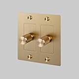 2G DIMMER/LED/Cross/with Logo/Brass