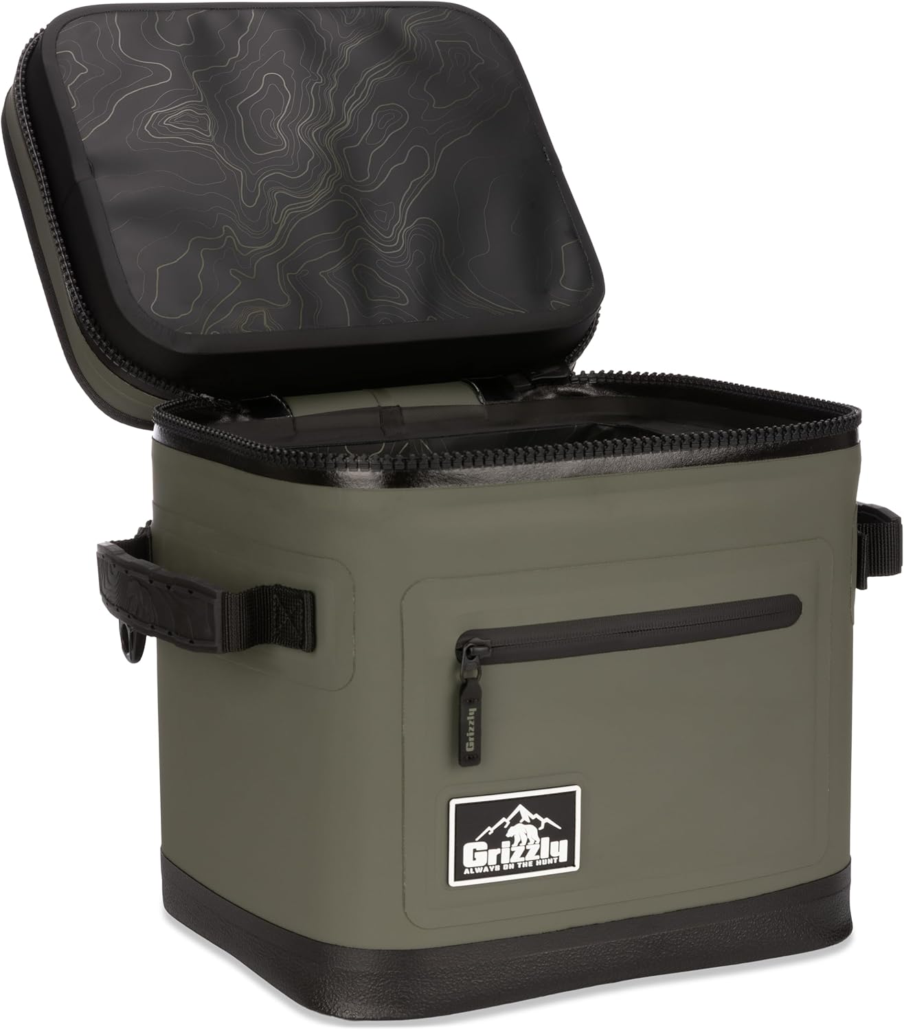 Grizzly Drifter 8 | Soft Sided Insulated Cooler for Beach Boat Camping Fishing Hiking Hunting | 8-Quart