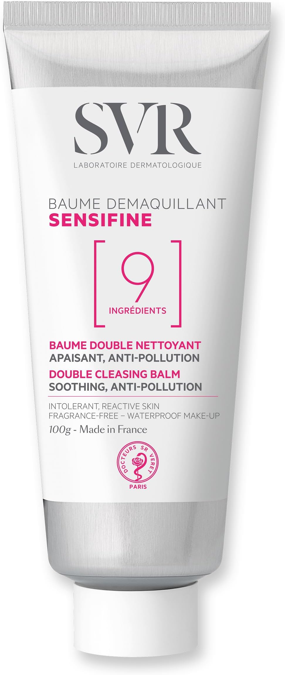 SENSIFINE Soothing Balm-In-Oil Face Cleanser / Make-Up Remover - Clean, 9 Ingredient Formula - Coconut Oil + Shea Butter. Dry, Sensitive, Irritated, Reactive Skin. Ideal for Double Cleanse, 100ml