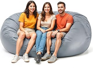 Lumaland Outdoor/Indoor Bean Bag 7ft, Water-Repellent and Fading-Resista...