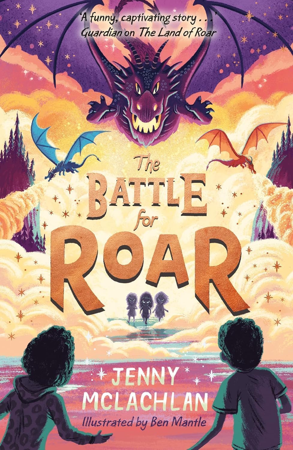 The Land of Roar Series 4 Books Collection Set By Jenny McLachlan (Land of Roar, Return to Roar, Battle for Roar, Dragon Riders of Roar)