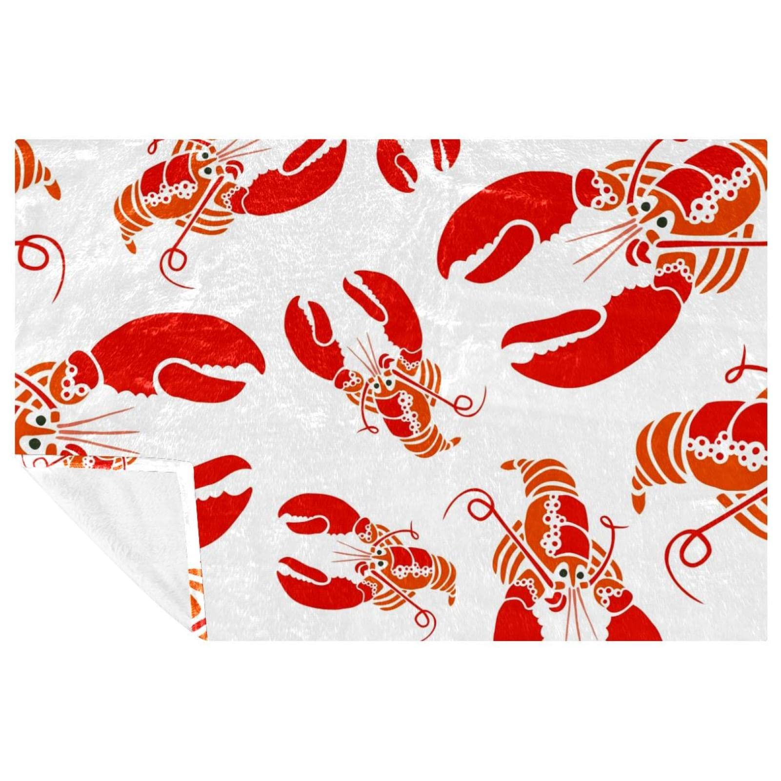 Couverture homard anti-froid : plaid léger et chaud pour toute la famille