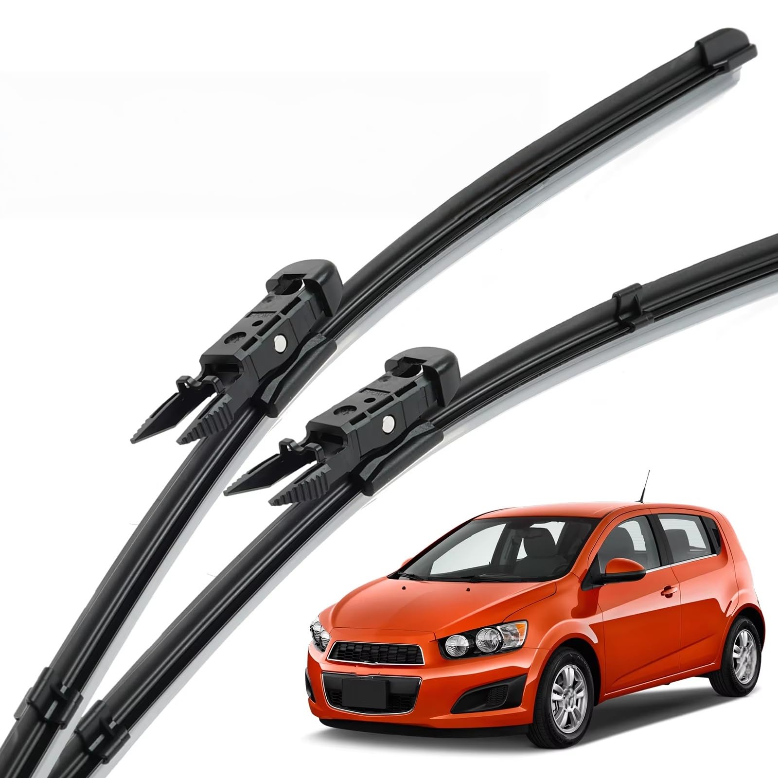 PAPEP Windscreen Wiper Blades for Sonic 2013-2022 26"+15", Front Replacement Wipers OEM Quality Water Repellent Rubber Automotive Windshield