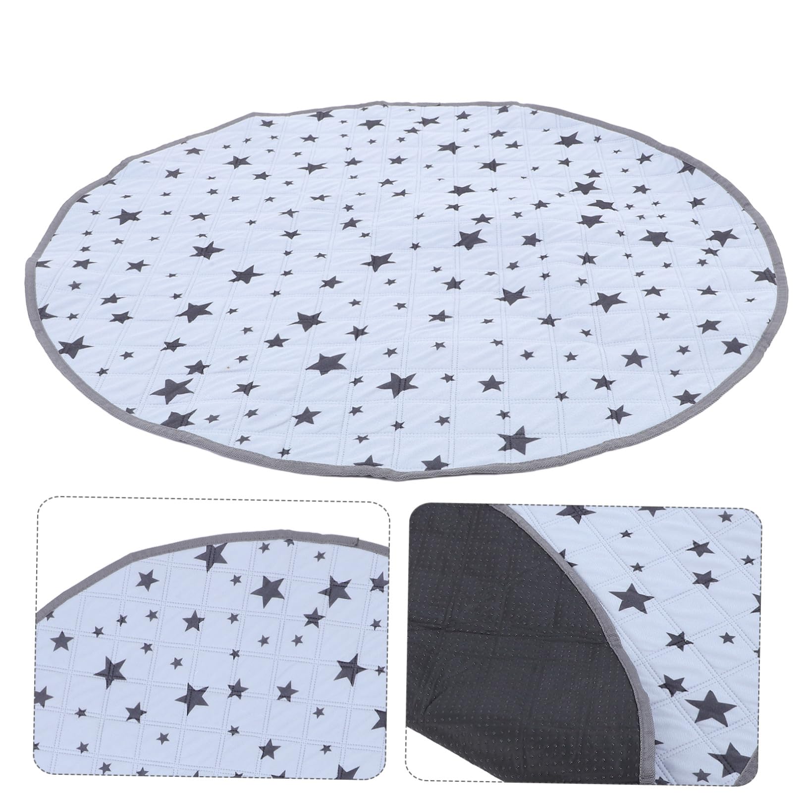 Tappetino Igienico Lavabile Rotondo Super Assorbente per Animali | Flanella, Riutilizzabile e Asciugatura Rapida, Adatto a Gatto e Porcellino D’india, Formato 35.37x35.37