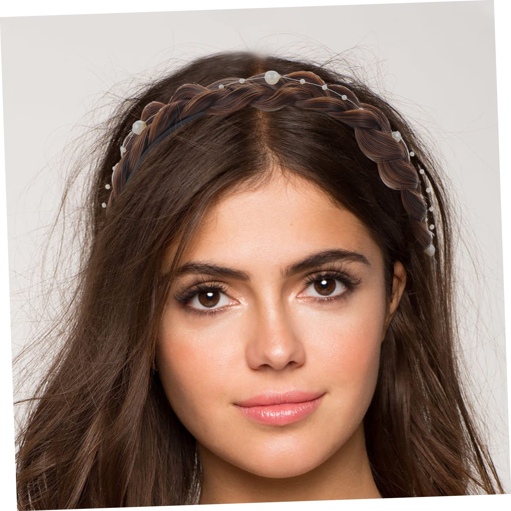 Baluue 5stücke Haardesign Haarband Für Damen Rutschfestes Dekoratives Haaraccessoire Einem Einfachen Stil Für Festivals Partys Und Alltag Mit Zopf-design
