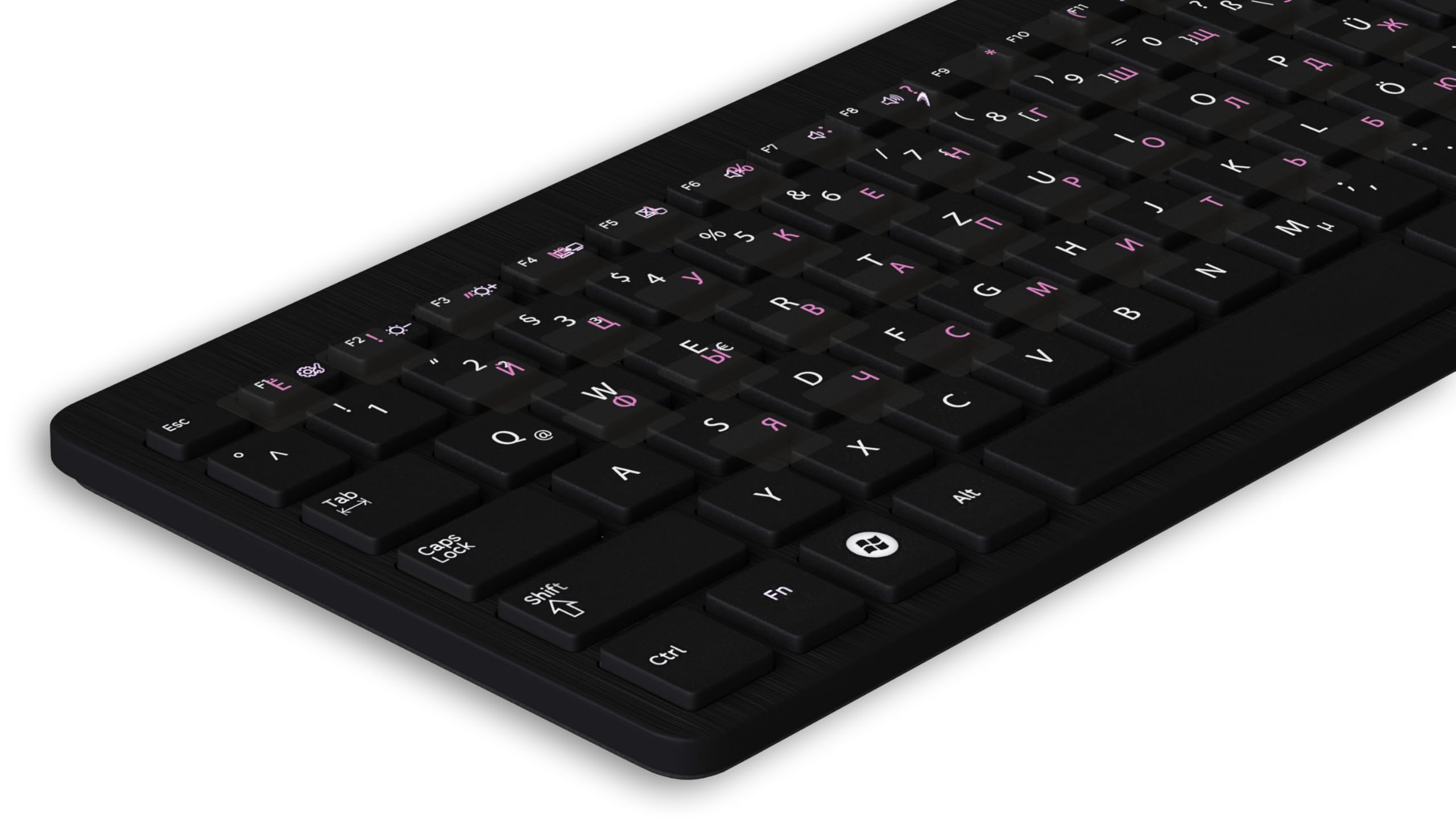 ADESIVI PER TASTIERA RUSSA MACBOOK [bianco - 14x14mm] Adesivo Per Tastiera Lettere Russe - Foto 7