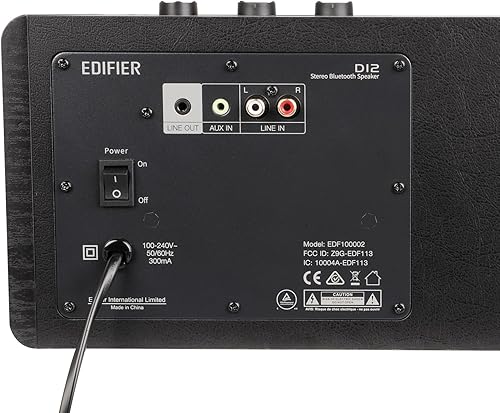 Miniatura 5 de Edifier Altavoz de mesa D12 - Altavoz Bluetooth estéreo de escritorio integrado - Altavoz inalámbrico para computadora para uso de escritorio - 70