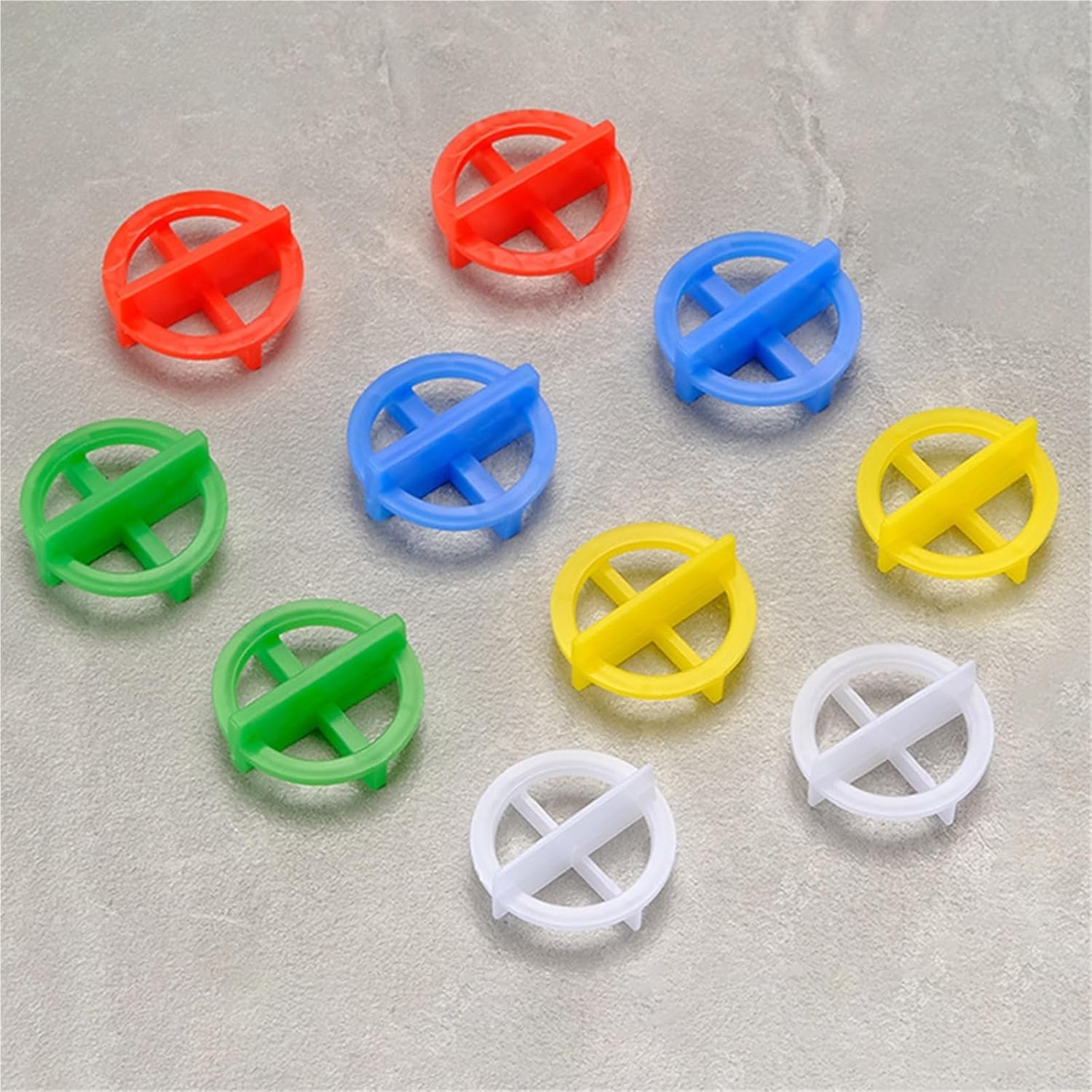 Tile Spacers 500/1000pcs Tile Leveling System 100Pcs Plastic Spacers Clips Wedge for Floor Wall Tiles with 1mm to 3mm Size Range for Fixing(500Pcs,2mm)