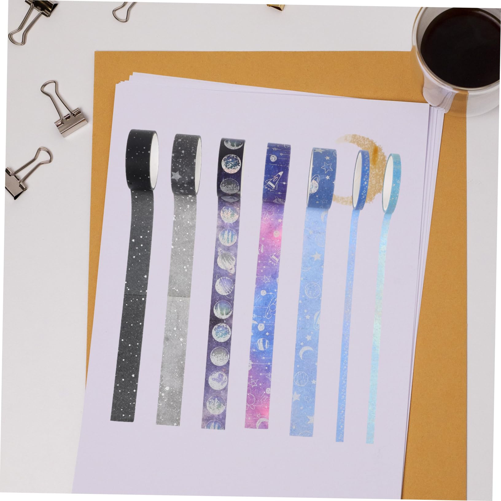 Housoutil 4 Sätze Washi Tape Glitzernde Dekoration Für Scrapbooking Bastelprojekte Geschenkverpackungen Und Diy Ideen Design 19 Rollen * 4