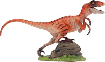 Gemini&Genius Velociraptor Toy for Kids, Large Size Raptor Dinosaur Realistic Dino Action Figure with Movable Jaw and Hands, Toy Gift, Party Supplie for Kids and Dino Lover