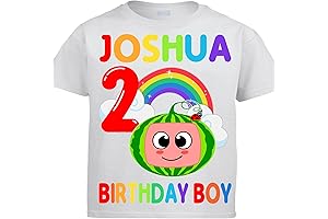 Adorable Custom Cocomelon Birthday Outfit for Baby Girls