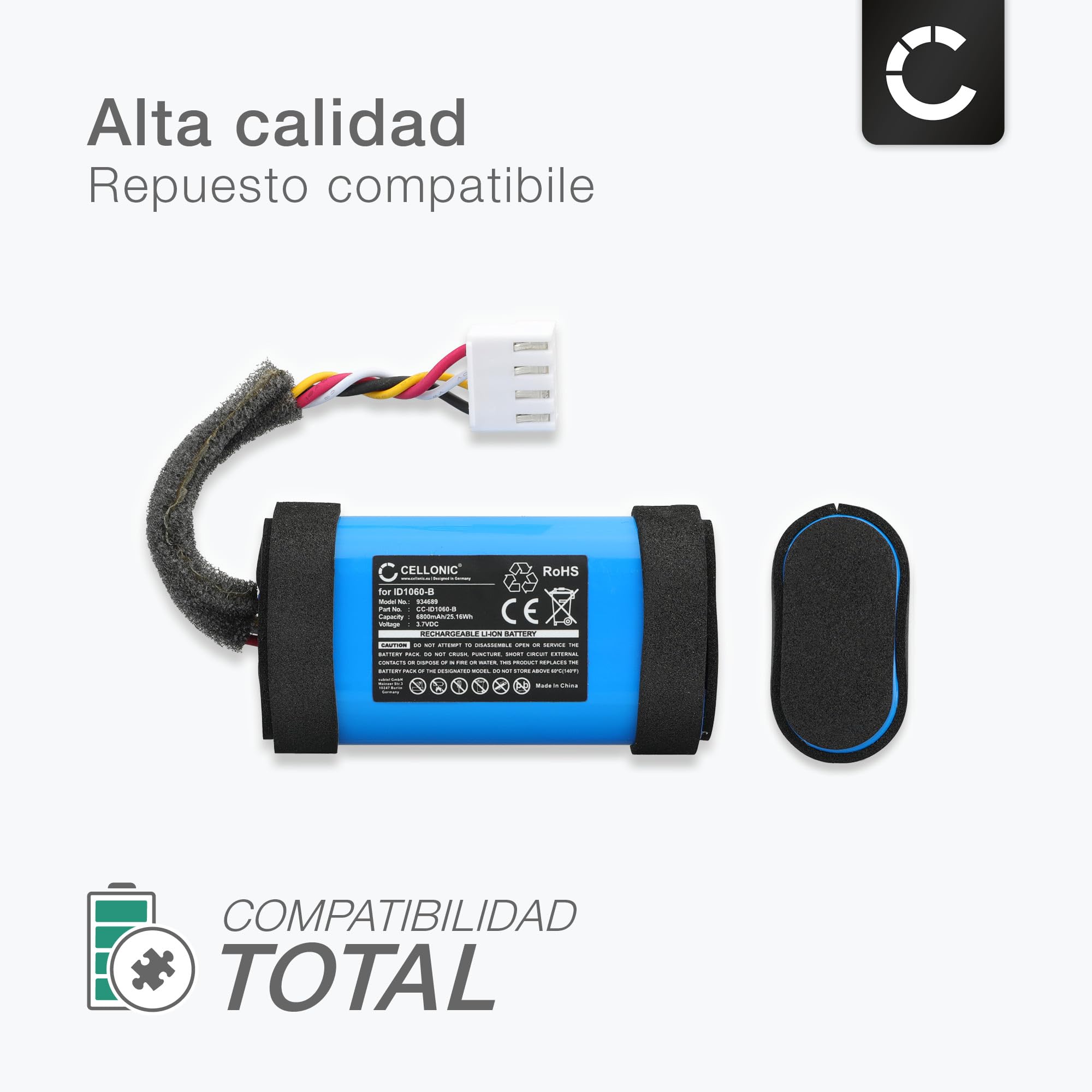 Jbl Charge Zubehör BLESYS Akku Für 5200mAh Kompatibel Mit