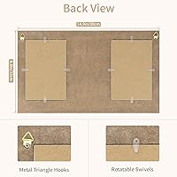 Vista 5 de Marco de fotos de madera para aniversario de bricolaje: el regalo conmemorativo de entonces y ahora cuenta con placas de madera intercambiables