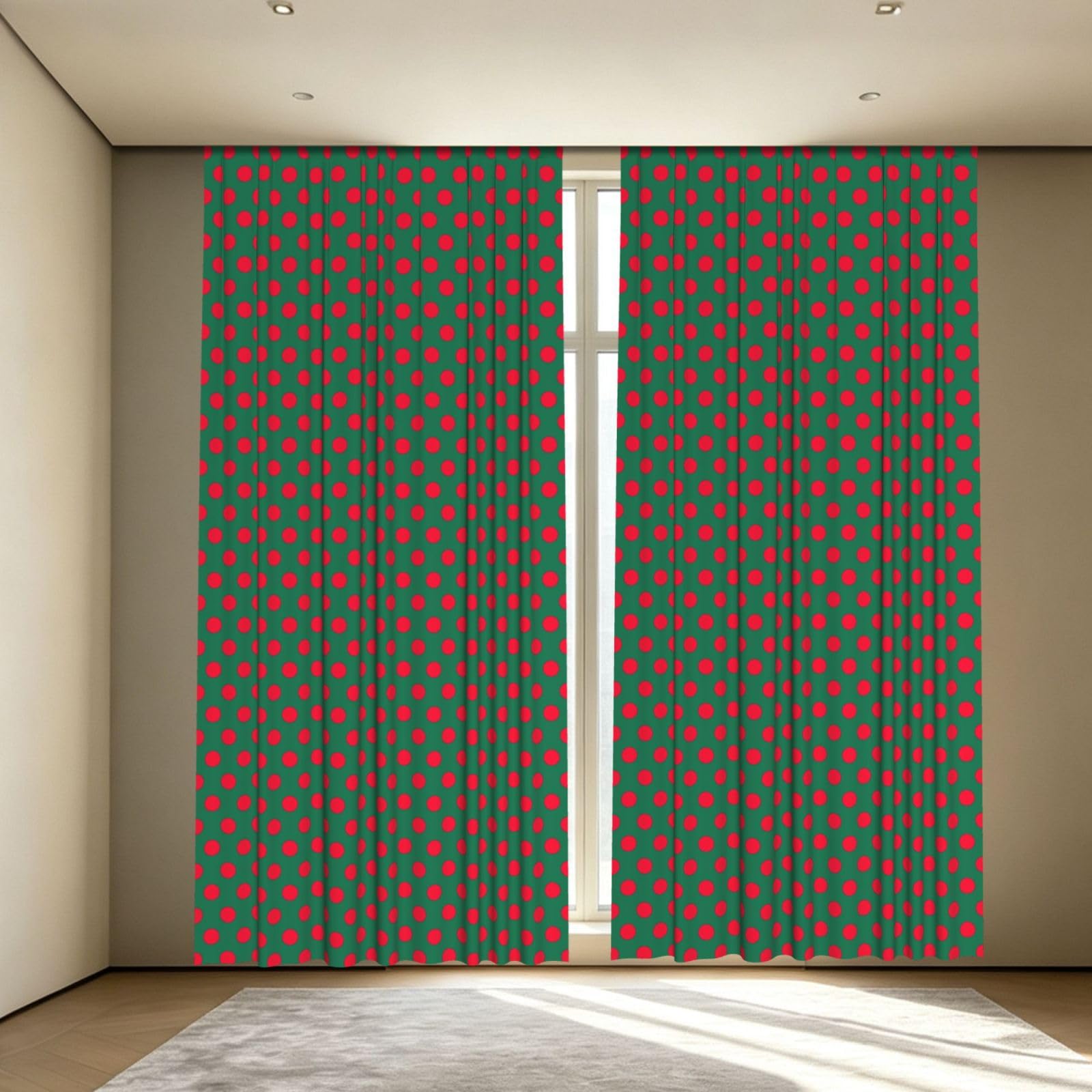 Yyoretp Flag of Bangladesh Print Blackout Curtains for Living Room Bedroom Thermal Insulated Window Drapes.