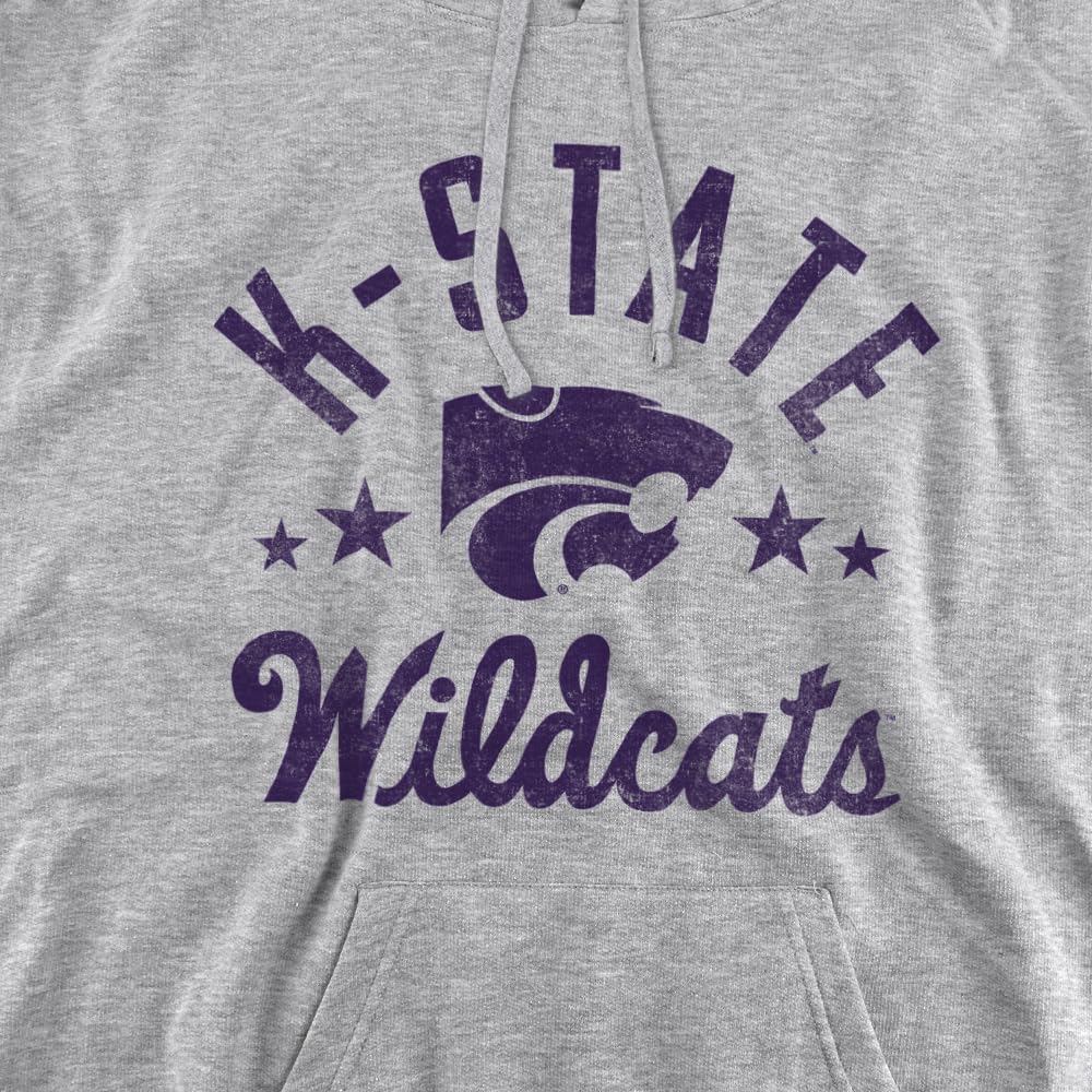 LOGOVISION Kansas State University Official Wildcats Unisex Adult Pull-Over Hoodie - Image 2