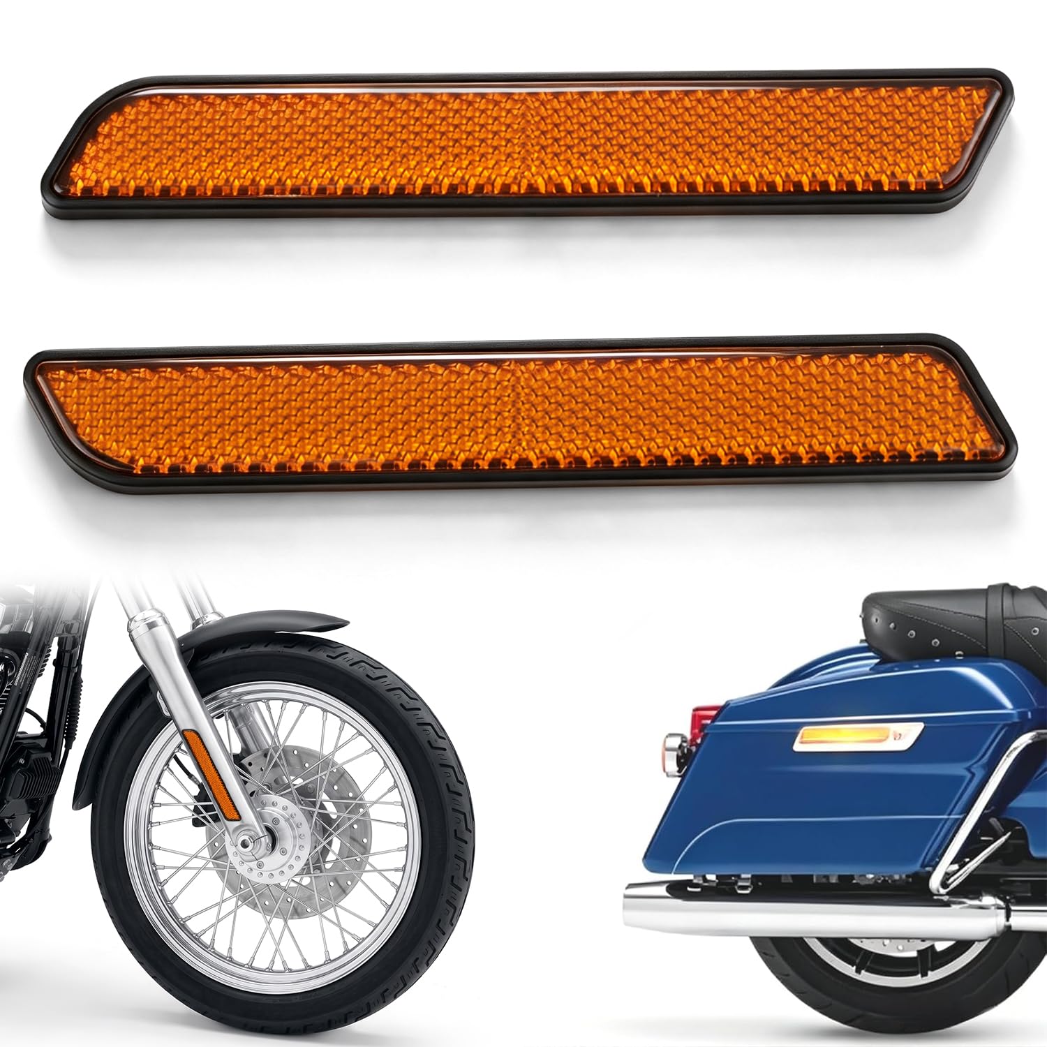 Photo 1 of AnXin Motorcycle Front Fork Saddle Bag Reflector