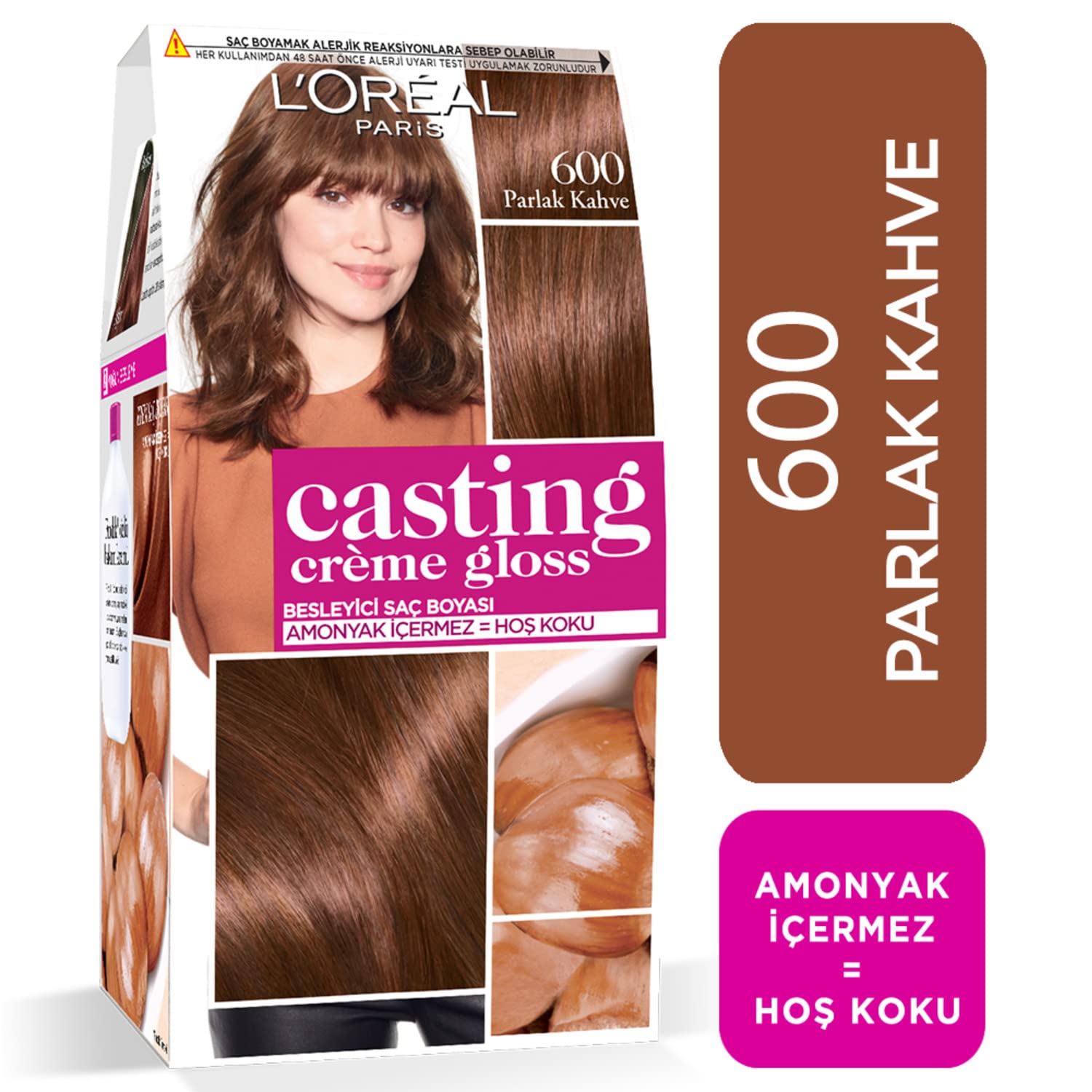 L’Oréal Paris Casting Crème Gloss Saç Boyası - 600 Parlak Kahve
