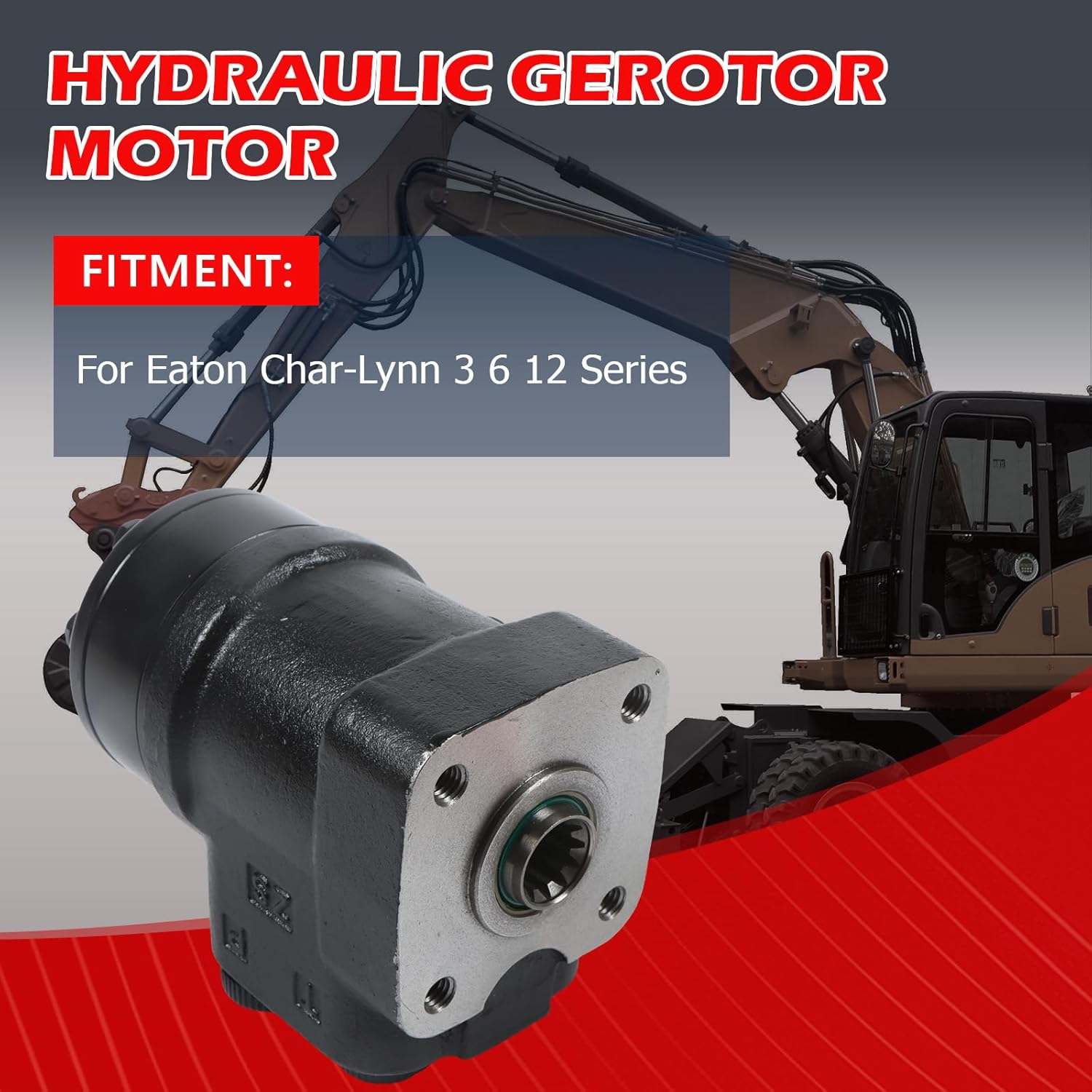 1pcs 211-1011-002 211-1011-001 Hydraulic Motor Steering Valve for for Eaton Char-Lynn 3 6 12 Series 4.75 cubic inch displacement